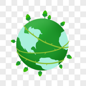环保的绿色地球图片