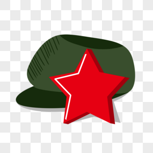 党建的红星帽子图片