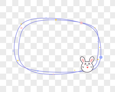 卡通可爱动物边框元素素材下载图片