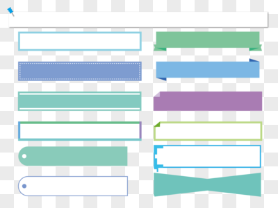 边框组合标签装饰高清图片