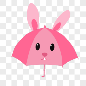 兔子雨伞图片
