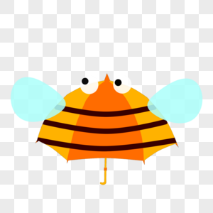 蜜蜂雨伞图片