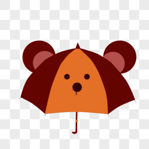 狗熊雨伞图片