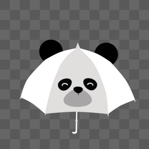 熊猫雨伞图片