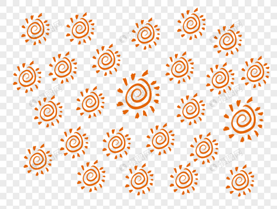 太阳底纹素材图片