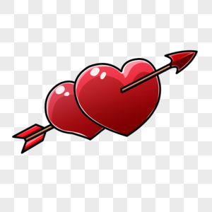 一箭穿心图片素材