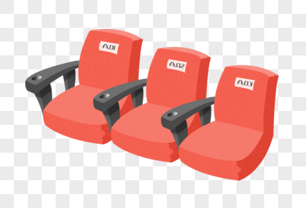 椅子电影换座位高清图片