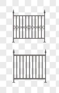 矢量栏杆图片