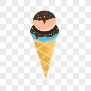 雪糕圆筒冰淇淋高清图片