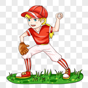 打棒球的孩子图片