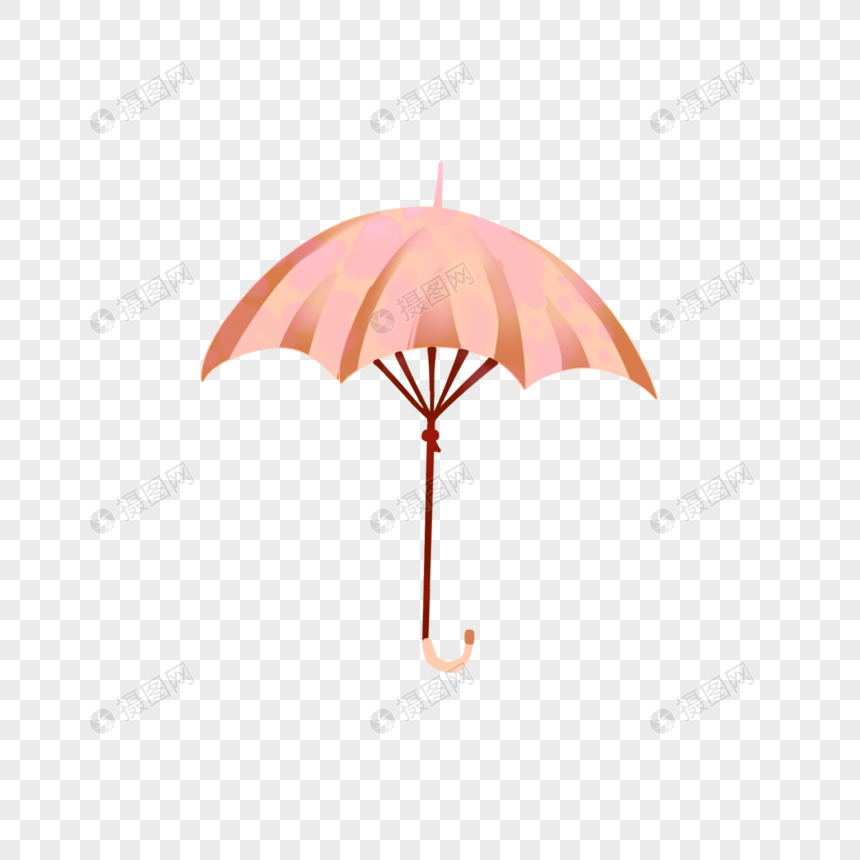下雨天儿童可爱小雨伞图片