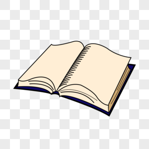 卡通书翻页素材图片