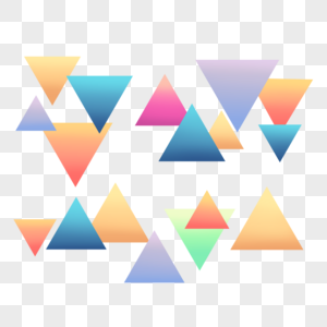 三角几何装饰图片