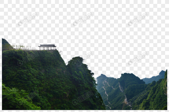 张家界天门山风景区图片