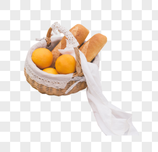 面包橙子图片