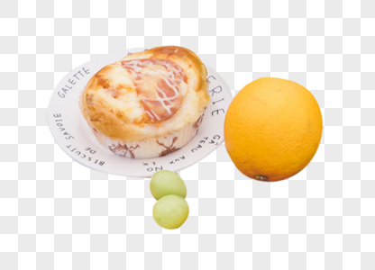 面包提子橙子图片