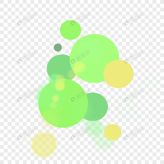 绿色系小圆圈图片