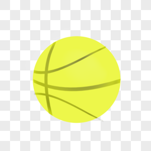 黄色的篮球图片