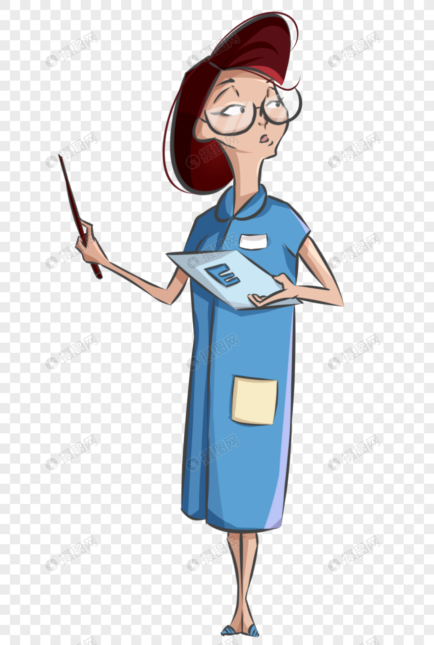 戴眼镜的正在检查视力的眼科女医生