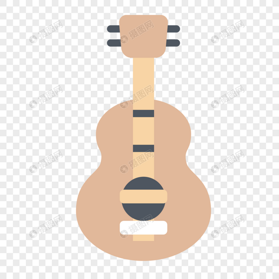 扁平风音乐乐器吉他图片