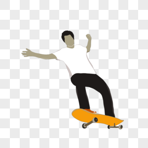 滑滑板图片