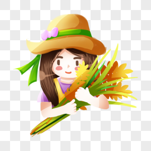 麦子人物形象图片