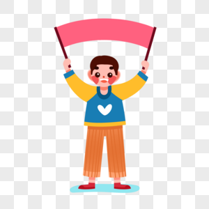 人物举旗_人物举旗图片_人物举旗图片素材大全_摄图网