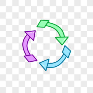 手绘卡通旋转图像图片