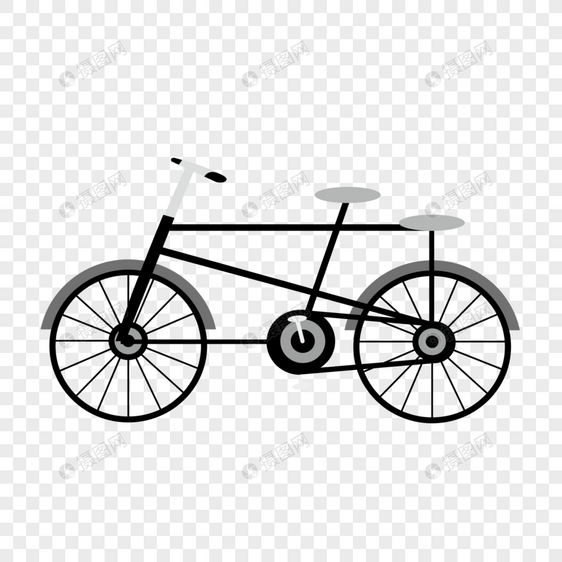 自行车元素图片