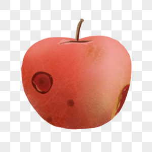 腐烂变质的苹果高清图片