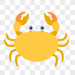 螃蟹图标免抠矢量插画素材图片
