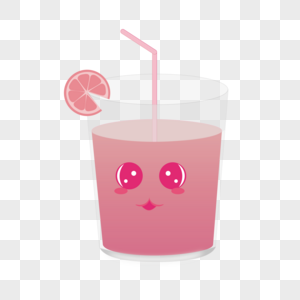 蜜桃味粉色果汁图片