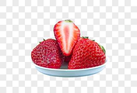 丹东牛奶草莓高清图片