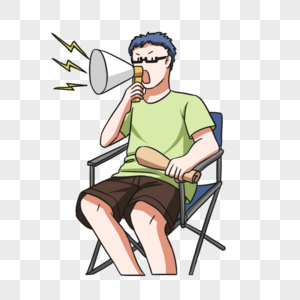 导演卡通图片
