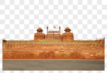 印度德里红堡高清图片