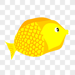 黄色的鱼图片