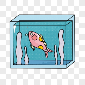 水缸里的鱼图片