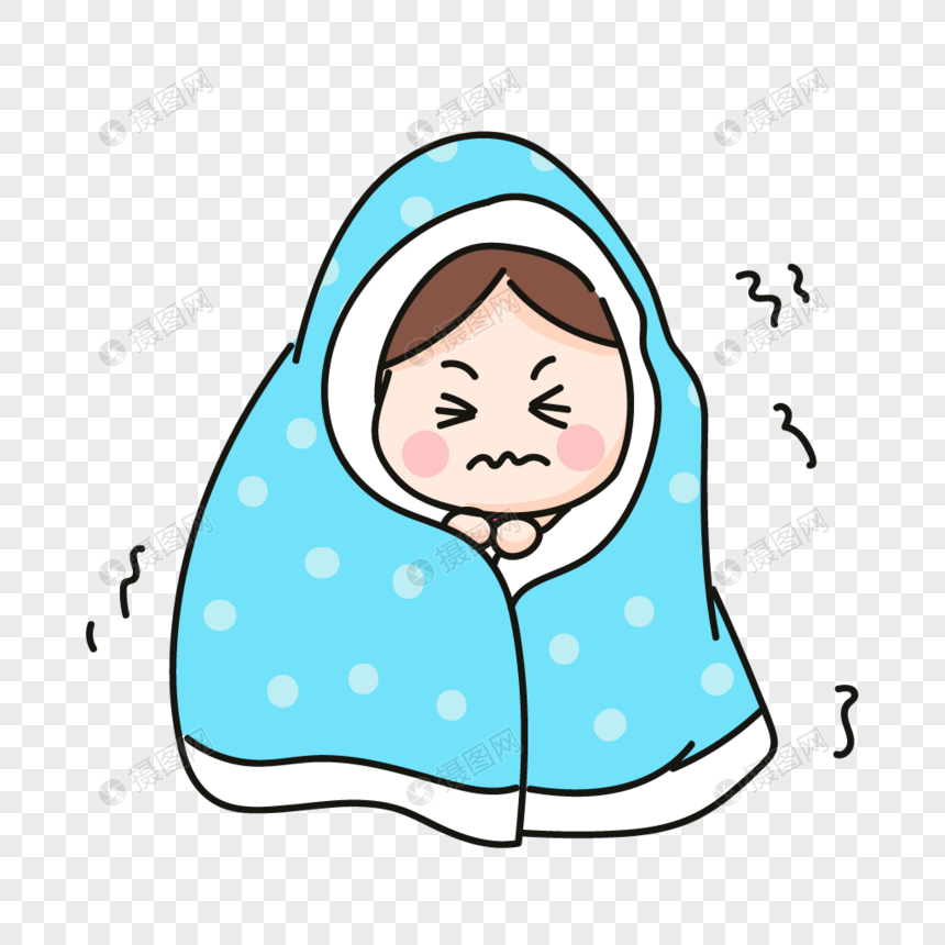 姨妈来了怕冷的女孩