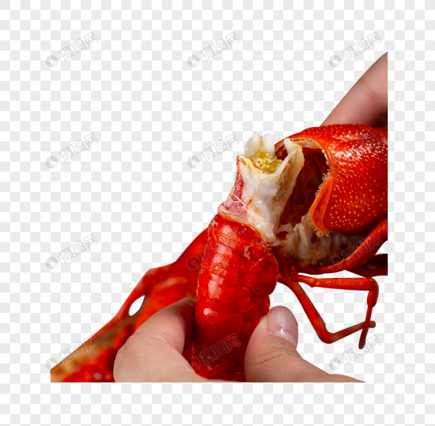 小龙虾双手美味图片