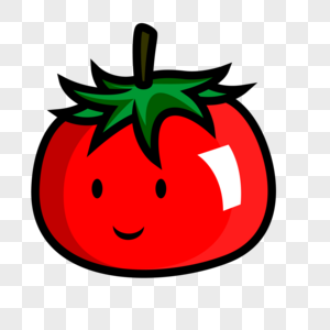番茄手绘柿子高清图片