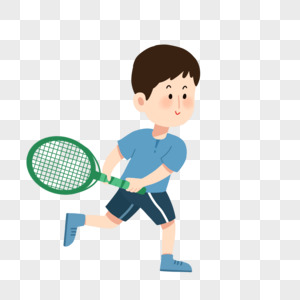 打网球运动图片