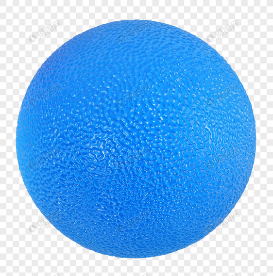 蓝色瑜伽球图片