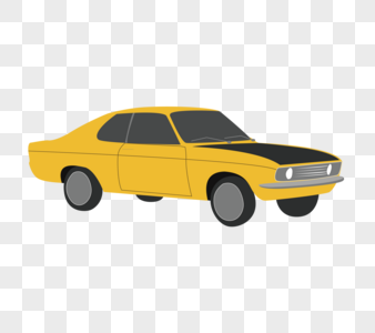 小轿车黄色小汽车高清图片