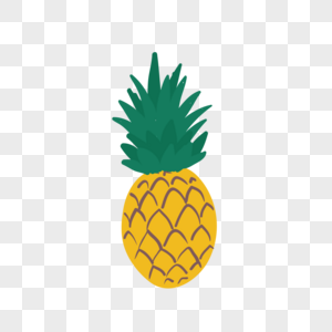 水果菠萝图标免抠矢量插画素材图片