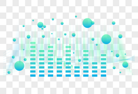 炫彩音波装饰听音频高清图片