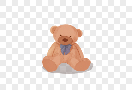 手绘玩具熊儿童玩具熊高清图片