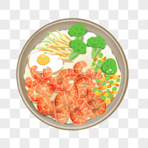 美食龙虾饭图片