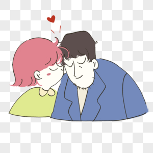 女孩和爸爸图片