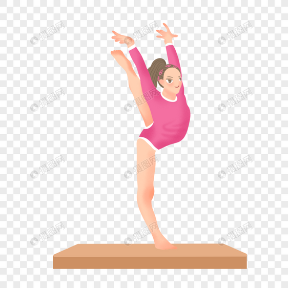 体操女孩图片