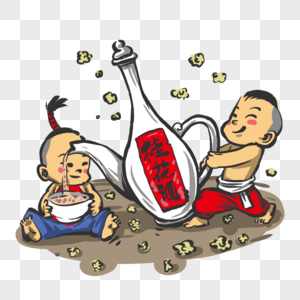 喝酒男孩图片